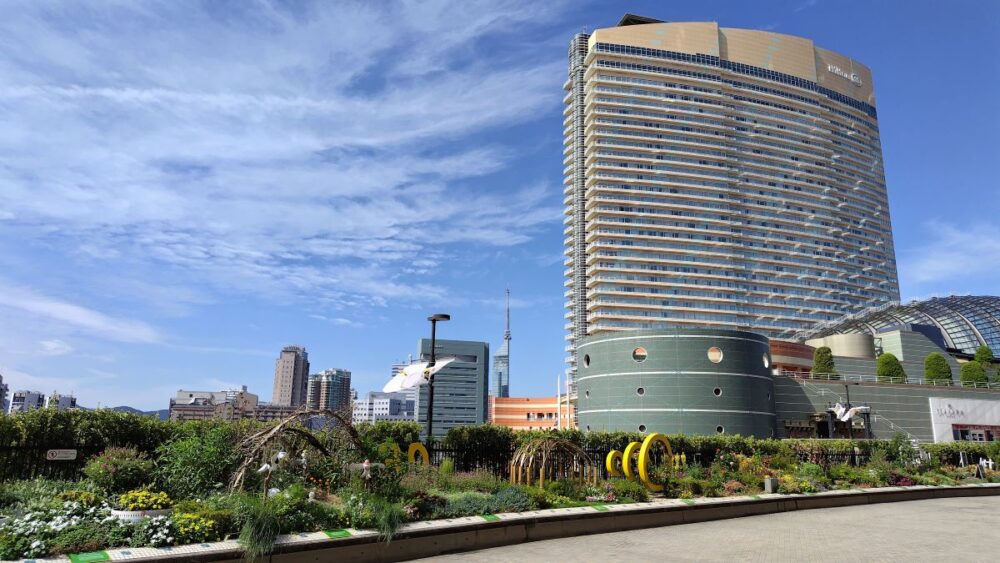 paypayドーム福岡から見えるヒルトン